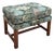 Vintage Ottoman Footstool Newly Upholstered in Bamburgh Forest Whimsical Woods Tapestry Fabric For Sale