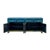 Distressed Bright Blue Oriental Sideboard Credenza Console Table Cabinet For Sale - Image 4 of 18