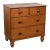 English Pine Chest of Drawers With Turned Feet, 19th Century For Sale