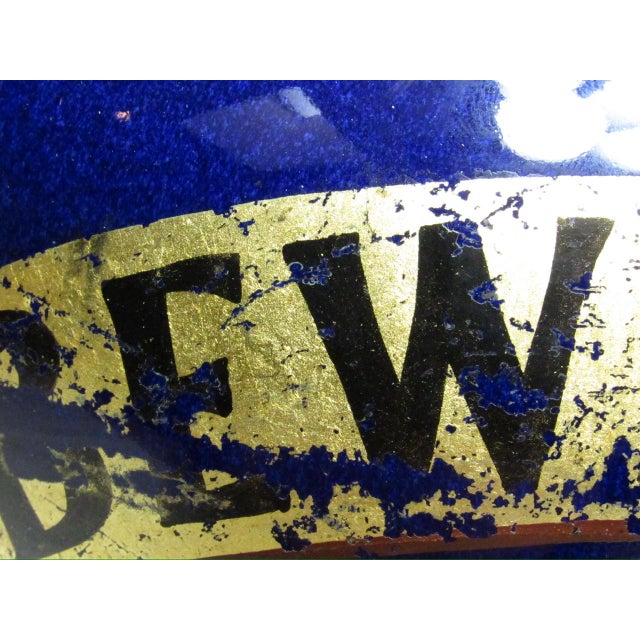 Blue Antique Royal Doulton Tobacco Jar For Sale - Image 8 of 12