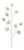 GlitteredSilver Pinecone Spray (Set of 6) For Sale