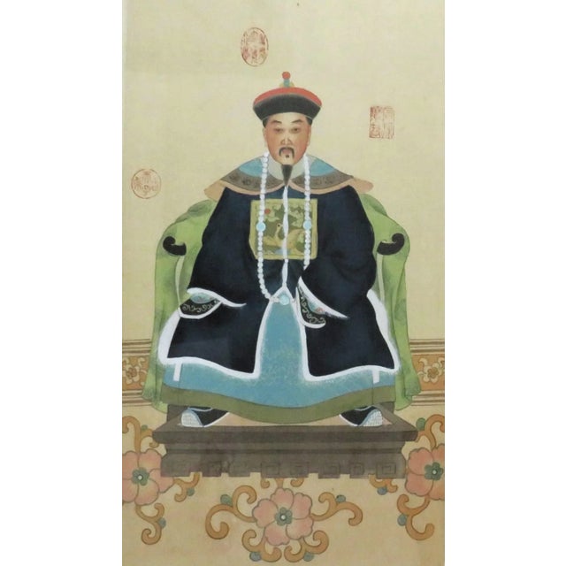 FREE SHIPPING ANYWHERE IN THE CONTINENTAL US! This is a set of antique Chinese ancestral portraits. Early 20th century....