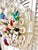 Glass One-of-a-Kind Christmas Wreath With Vintage Blown Glass Snowman Ornaments For Sale - Image 7 of 11