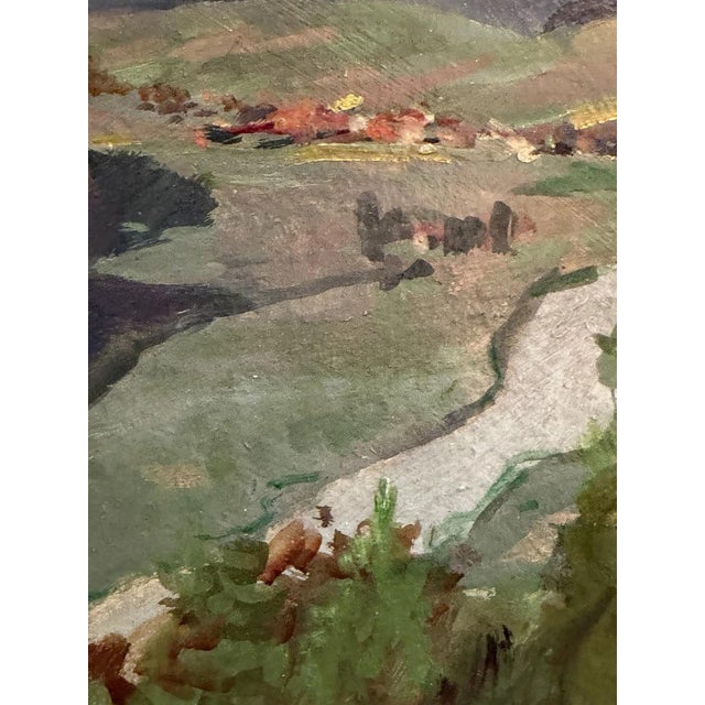 Michele De Lucchi Helene Meyer, Landscape Composition, Oil Painting on Canvas For Sale - Image 4 of 13