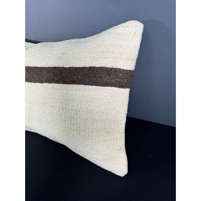 Turkish Hemp Pillow Cushion Natural Beige Brown Pillow Cushion Cover 16" x 24" #30052 Enhance your home decor with our...