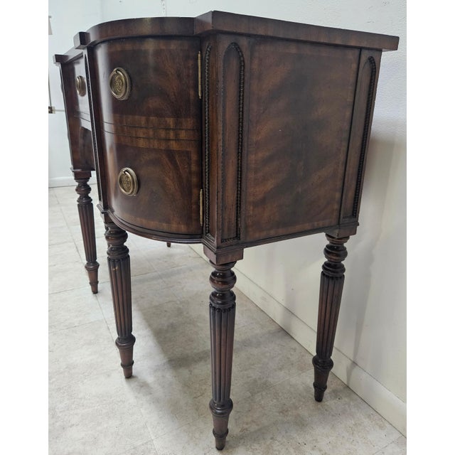 Beautiful Maitland Smith Petite Sideboard in excellent condition. Minor ware. Some superfical scratches in clear coat....