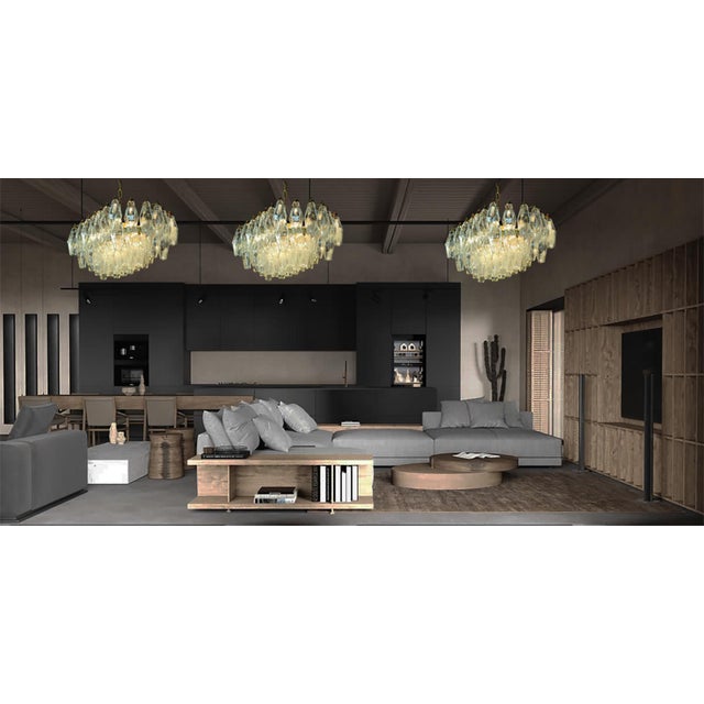 Murano Poliedri Chandeliers, 1970, Set of 2 For Sale - Image 9 of 18