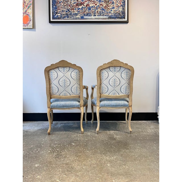 French Pair of Solid 19th Century French Chairs For Sale - Image 3 of 6