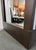 Crate & Barrel Burnished Metal Floor Mirror For Sale - Image 9 of 11