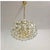 Small Mid-Century Brutalist Chandelier with Crystal Pieces from Palwa, 1970s For Sale - Image 4 of 9