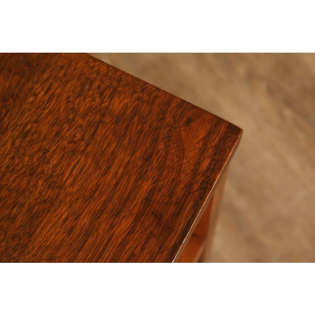 Brown Stanley Furniture Mid Century Modern Pair of Walnut Nightstands For Sale - Image 8 of 18