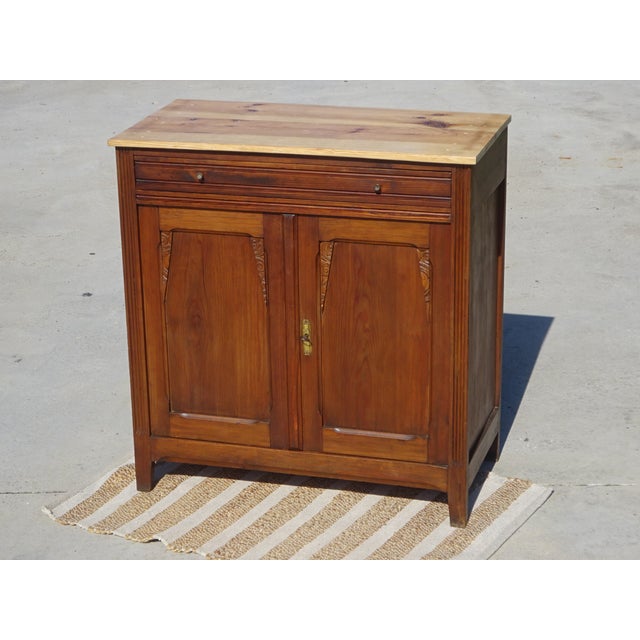 Small Art Deco Oak and Pine Buffet, 1930s For Sale - Image 17 of 17
