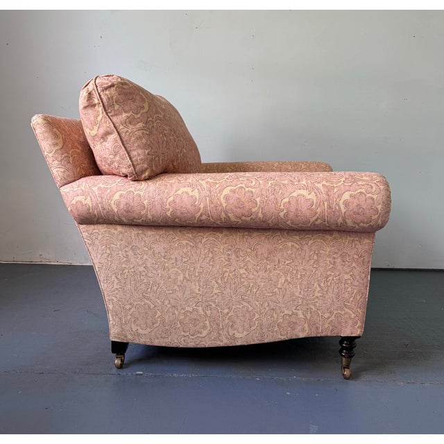 George Smith Full Scroll Arm Chair For Sale In New York - Image 6 of 10