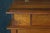 Antique Mission Arts & Crafts Walnut Inlaid Spinet Secretary Desk Console Table For Sale - Image 4 of 18