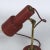 Vintage Red Brass Table Lamp from Stilnovo, 1950s For Sale - Image 6 of 11