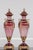 French Pair Palatial Bohemian Cut to Clear Crystal Bronze Urns For Sale - Image 3 of 18