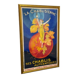 Henri Le Monnier “La Chablisienne” Lithograph, Framed For Sale