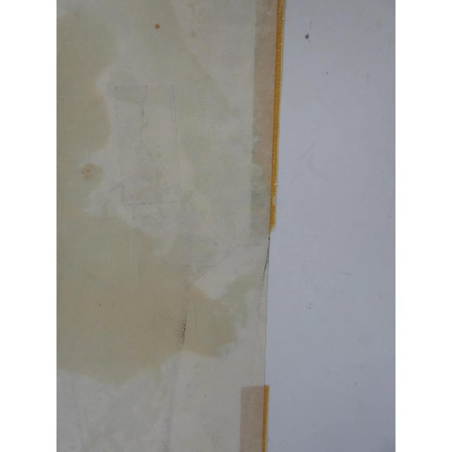 Mid 20th Century Clyde Connell Abstract Black and White Monoprint For Sale In Seattle - Image 6 of 10