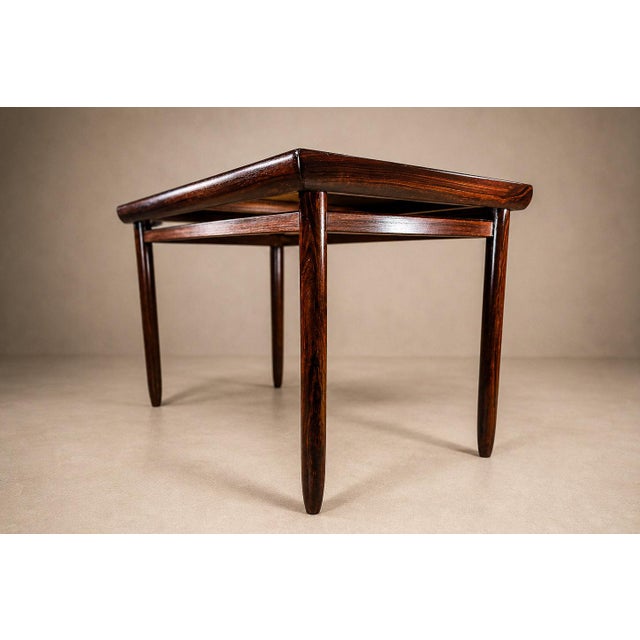 This elegant dining or working table, designed in the 1960s by Jorge Jabour for Móveis Cantu, is a refined example of...