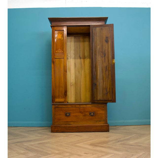 Art Nouveau Wardrobe, 1900s For Sale - Image 4 of 11