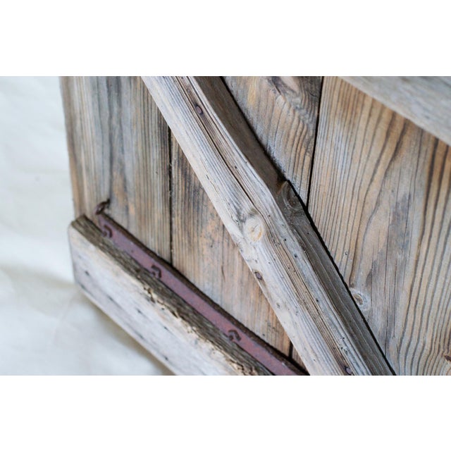 Antique Oak Door in Wrought Iron from Befos, 1800 For Sale - Image 16 of 17