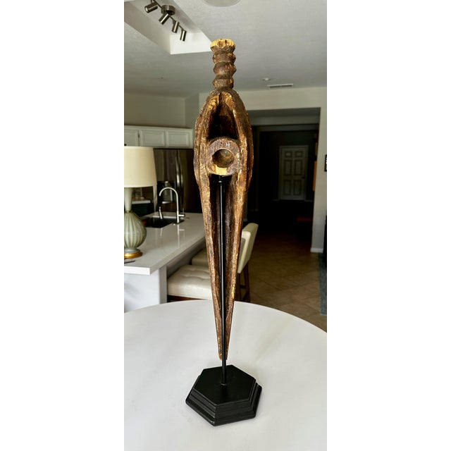 Anok Bird Sculture Mask African Art Baga People For Sale In Palm Springs - Image 6 of 12