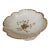 Collector's Lefton Pedestal Soap Dish With Gold Trim and Floral Detailing. For Sale