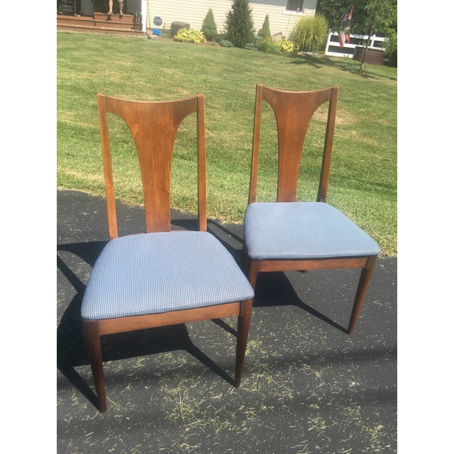 Mid Century Broyhill Brasilia Lenoir Chair Company Walnut Dining Room Chairs Set of 4 Chairish