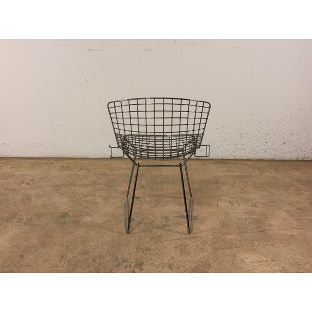 Harry Bertoia Bertoia Side Chair in Chrome by Harry Bertoia for Knoll International, 1980s For Sale - Image 4 of 14