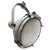 1950s Vintage American Industrial Frosted Glass Hanging Spotlight, 1950s For Sale - Image 5 of 5