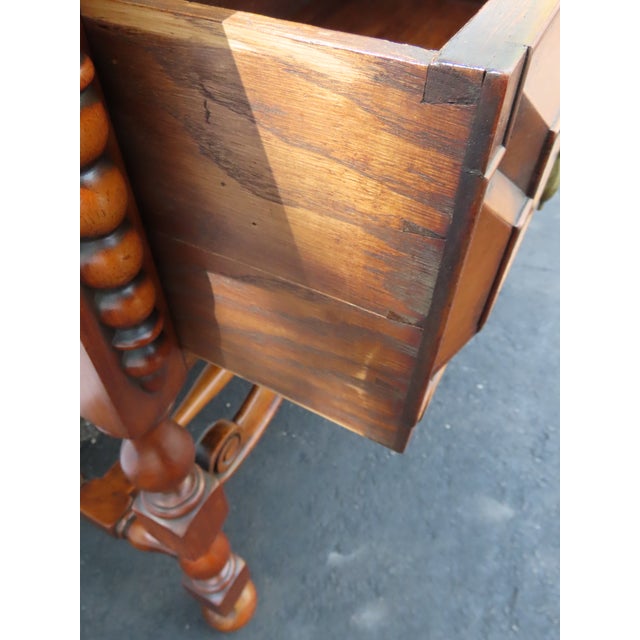 1900s Carved Long Sideboard Buffet Credenza Bathroom Vanity 6398 For Sale - Image 4 of 18