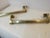 Mid-Century Modern Vintage Italian Brass Door Handles, 1940s, Set of 2 For Sale - Image 3 of 9