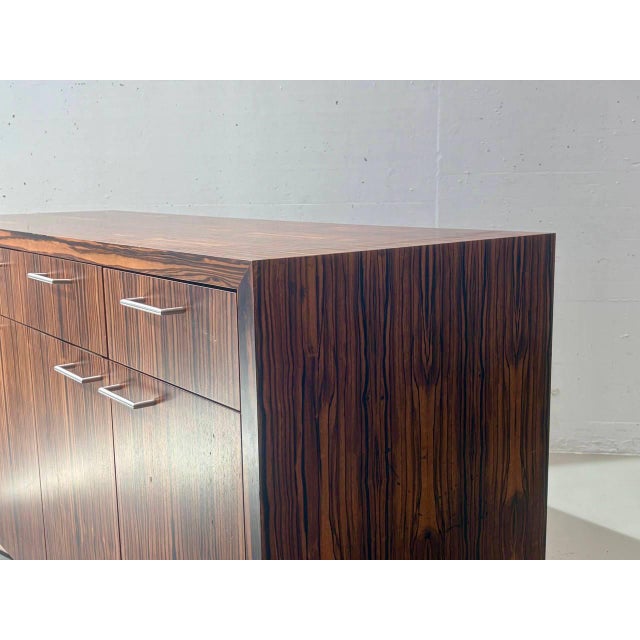 Wood Vintage Sideboard with Makassar Veneer, 1990s For Sale - Image 7 of 13