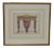 Antique Interior Design Hand Colored Engraving For Sale