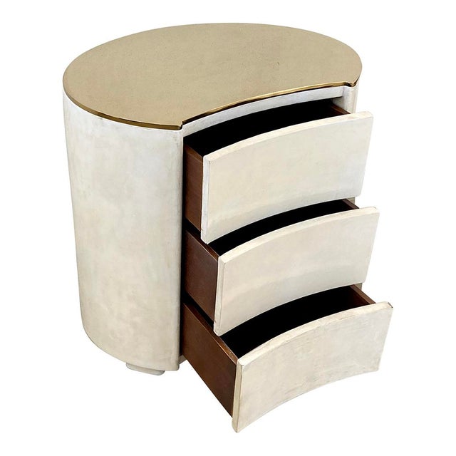 Commodes in Parchment, 1980s, Set of 2 For Sale - Image 11 of 12