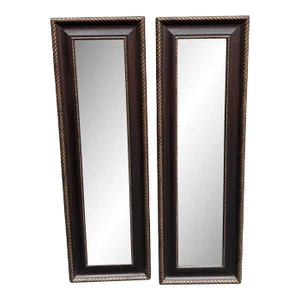 Set of Two Rectangular Wall Mirrors