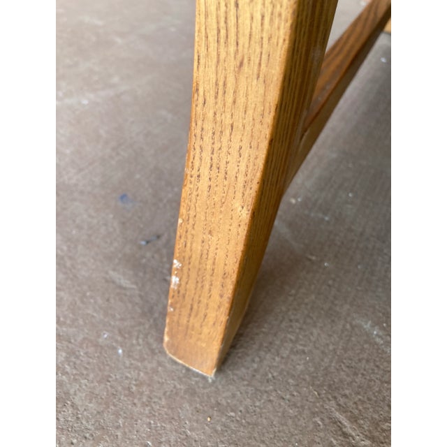 Mid 20th Century Mid-20th Century Cottage-Core Camelback Sofa With Chinese Chippendale Carved Legs in Original Plaid Fabric For Sale - Image 5 of 10