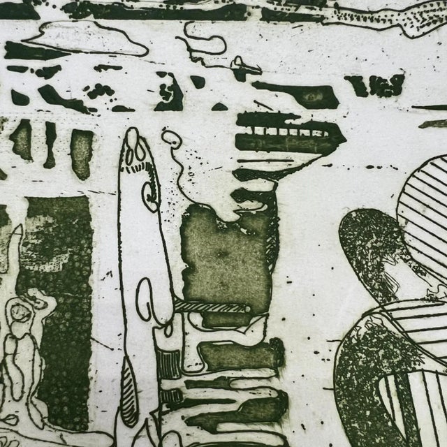 1970s Mamie Troxell Organic Modern Abstract Artwork For Sale - Image 4 of 10