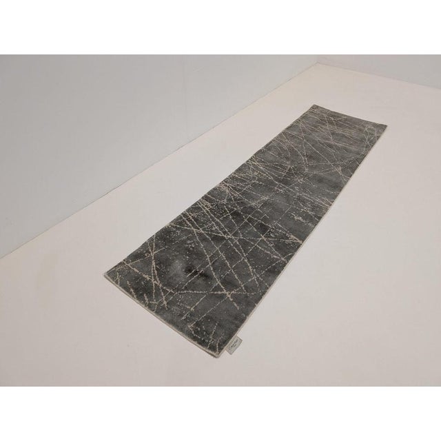 Calvin Klein Maya Etched Light Mercury Rug For Sale - Image 6 of 9