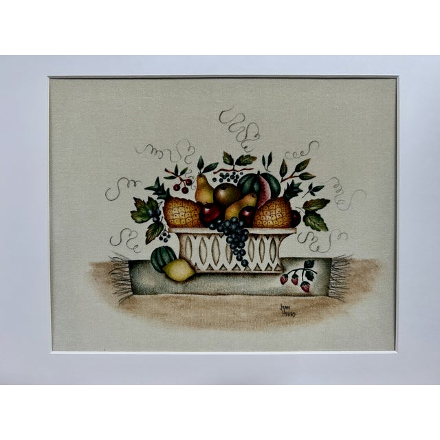 Mid Century Jane Henry Framed Theorem Painting For Sale - Image 4 of 17