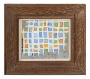 Marc Cavell, Composition, 1960, Gouache, Framed