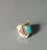 Tribal Vintage Turquoise and Coral Ring With Western Flair, Size 8 For Sale - Image 3 of 5