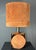 Mid-Century Terracotta Suede Table Lamp. 1970s For Sale - Image 13 of 13