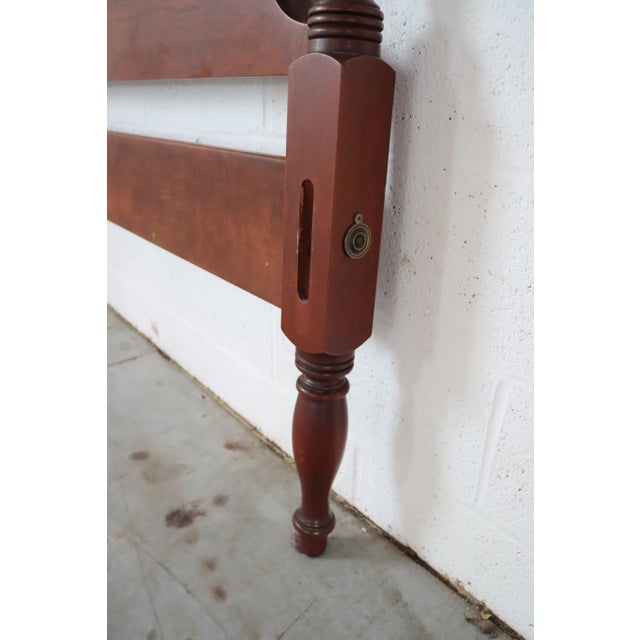 Eldred Wheeler Eldred Wheeler Cherry Poster Headboard Queen For Sale - Image 4 of 7