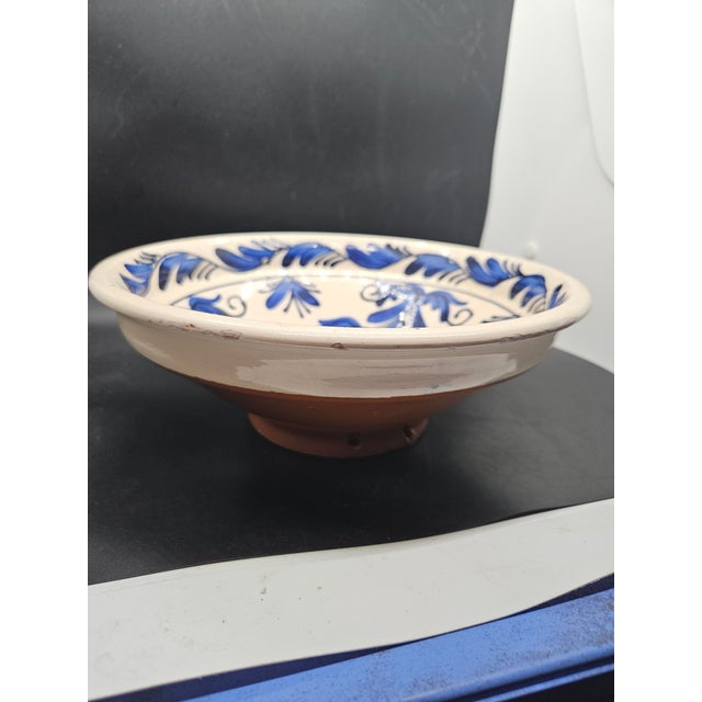 Vintage Korond Romanian Folk Art Pottery Bowl