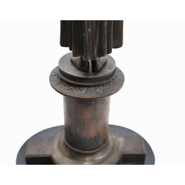 Empire Bronze Candleholders, Set of 2 For Sale - Image 12 of 14