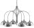 Contemporary Currey & Company 3-Light Gambol Chandelier For Sale - Image 3 of 3