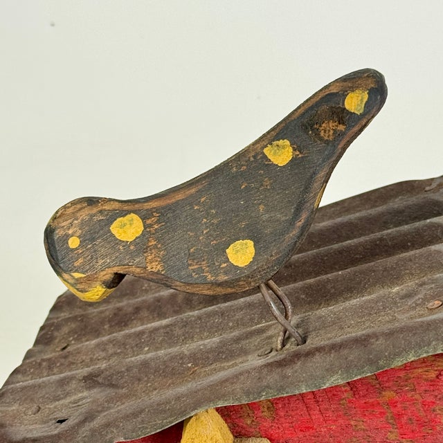Vintage "Christmas for the Birds" Bird House From the American Folk Art Museum, New York City For Sale - Image 4 of 11