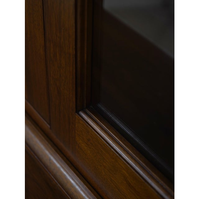 Country Chippendale Hand Crafted Walnut Cupboard For Sale - Image 15 of 18