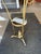 Vintage Brass Granite Top Tripod Table For Sale - Image 4 of 5